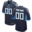 Tennessee Titans Nike 2018 Custom Game Jersey - Navy