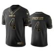 NFL 100 Dak Prescott Dallas Cowboys Black Golden Edition Vapor Untouchable Limited Jersey - Men's