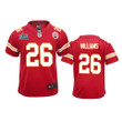 Youth Chiefs Damien Williams Red Super Bowl LIV Game Jersey