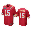 Kansas City Chiefs Patrick Mahomes Red Super Bowl LIV Game Jersey