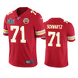 Kansas City Chiefs Mitchell Schwartz Red Super Bowl LIV Vapor Limited Jersey