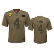 Youth Green Bay Packers Brett Favre Camo 2019 Salute to Service Game Jersey