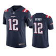 New England Patriots Tom Brady Navy Nike Color Rush Limited jersey