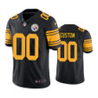 Pittsburgh Steelers Custom Black Nike Color Rush Limited jersey