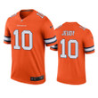 Denver Broncos Jerry Jeudy Orange Color Rush Legend Jersey - Men's