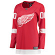 Detroit Red Wings Fanatics Branded Women's Home Breakaway Custom Jersey - Red