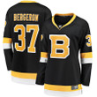 Patrice Bergeron Boston Bruins Fanatics Branded Women's Alternate Premier Breakaway Player Jersey - Black