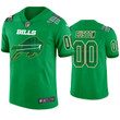 St. Patrick's Day Buffalo Bills Custom Jersey Kelly Green - Men's