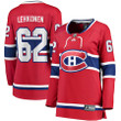 Artturi Lehkonen Montreal Canadiens Fanatics Branded Women's Home Breakaway Player Jersey - Red
