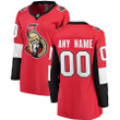 Ottawa Senators Fanatics Branded Women's Home Breakaway Custom Jersey - Red