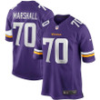 Jim Marshall Minnesota Vikings Nike Game Retired Player Jersey - Purple