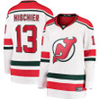 Nico Hischier New Jersey Devils Fanatics Branded Women's Alternate Premier Breakaway Player Jersey - White