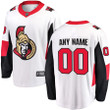 Ottawa Senators Fanatics Branded Away Breakaway Custom Jersey - White