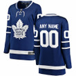 Toronto Maple Leafs Fanatics Branded Women's Home Breakaway Custom Jersey - Blue