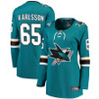 Erik Karlsson San Jose Sharks Fanatics Branded Women's Breakaway Player Jersey - Teal