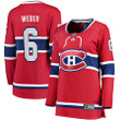 Shea Weber Montreal Canadiens Fanatics Branded Women's Home Breakaway Player Jersey - Red