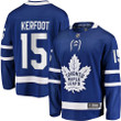 Alexander Kerfoot Toronto Maple Leafs Fanatics Branded Replica Player Jersey - Blue