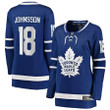 Andreas Johnsson Toronto Maple Leafs Fanatics Branded Women's Home Breakaway Player Jersey - Blue