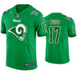 Los Angeles Rams #17 Robert Woods Jersey St. Patrick's Day Kelly Green Lucky - Men