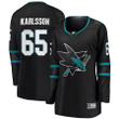 Erik Karlsson San Jose Sharks Fanatics Branded Women's Alternate Premier Breakaway Player Jersey - Black