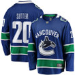 Brandon Sutter Vancouver Canucks Fanatics Branded Breakaway Player Jersey - Blue