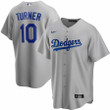 Justin Turner Los Angeles Dodgers Nike Alternate 2020 Replica Player Jersey - Gray
