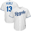 Salvador Perez Kansas City Royals Majestic Cool Base Player Jersey - White