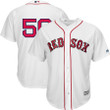 Mookie Betts Boston Red Sox Majestic Home Official Replica Cool Base Player Jersey - White