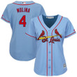 Yadier Molina St. Louis Cardinals Majestic Women's Alternate Cool Base Player Jersey - Horizon Blue