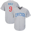 Javier Baez Chicago Cubs Majestic Away Cool Base Player Replica Jersey - Gray