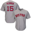 Dustin Pedroia Boston Red Sox Majestic Cool Base Player Jersey - Gray