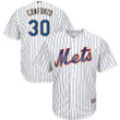 Michael Conforto New York Mets Majestic Official Cool Base Player Jersey - White