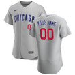 Chicago Cubs Nike 2020 Road Custom Jersey - Gray