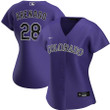 Nolan Arenado Colorado Rockies Nike Women's Alternate 2020 Replica Player Jersey - Purple