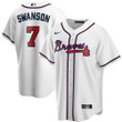 Dansby Swanson Atlanta Braves Nike Home 2020 Player Jersey - White