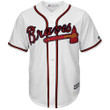Atlanta Braves Majestic Official Cool Base Jersey - White