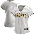 San Diego Padres Nike Women's Home 2020 Replica Team Jersey - White Brown