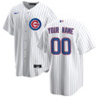 Chicago Cubs Nike Home 2020 Replica Custom Jersey - White Royal