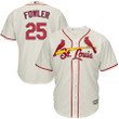 Dexter Fowler St. Louis Cardinals Majestic Alternate Cool Base Jersey - Cream