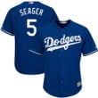 Corey Seager Los Angeles Dodgers Majestic Big And Tall Alternate Cool Base Replica Player Jersey - Royal