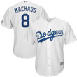 Manny Machado Los Angeles Dodgers Majestic Big And Tall Cool Base Player Jersey - White
