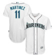 Edgar Martinez Seattle Mariners Majestic Official Cool Base Player Jersey - White