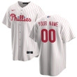 Philadelphia Phillies Nike Home 2020 Replica Custom Jersey - White Red