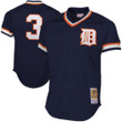 Alan Trammell Detroit Tigers Mitchell & Ness 1984 Cooperstown Collection Mesh Batting Practice Jersey - Navy
