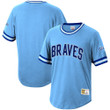 Atlanta Braves Mitchell & Ness Cooperstown Collection Wild Pitch Jersey T-Shirt - Light Blue
