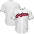 Cleveland Indians Majestic Home Big & Tall Cool Base Team Jersey - White