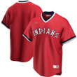Cleveland Indians Nike Road Cooperstown Collection Team Jersey - Red
