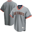 Detroit Tigers Nike Road Cooperstown Collection Team Jersey - Gray