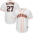 Jose Altuve Houston Astros Majestic Big & Tall Cool Base Player Jersey - White
