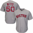 Mookie Betts Boston Red Sox Majestic Cool Base Player Jersey - Gray